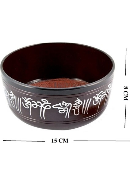 Meditasyon Çanı Yoga Çanı Tibet Çanağı Singing Bowl 15 cm