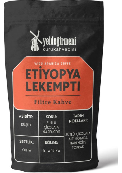 Etiyopya Lekemptı Filtre Kahve 250 gr