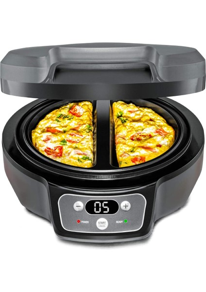 Oskar Omlet Şefi Om 950 Oskar Omlet Yapma Makinesi Şefi Plastik Koyu Gri