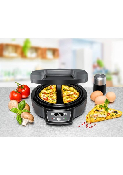Oskar Omlet Şefi Om 950 Oskar Omlet Yapma Makinesi Şefi Plastik Koyu Gri modelleri