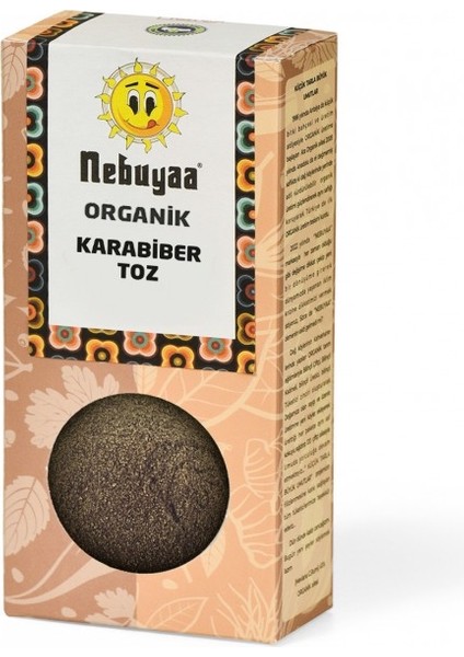Organik Karabiber Toz 50 gr