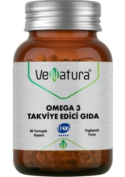 Omega3 Takviye Edici Gıda 60 Yumuşak Kapsül