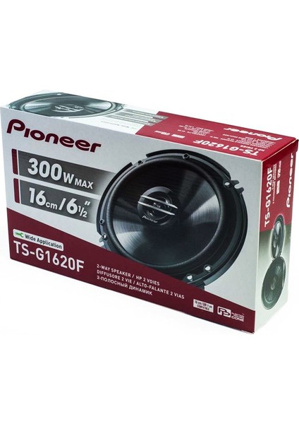 Pıoneer TS-G1620F 16 cm Tweeterlı 300 W Oto Hoparlör (2li Takım)