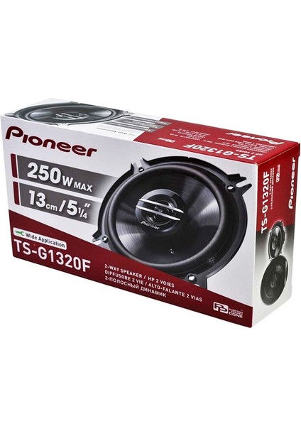 Pıoneer TS-G1320F 13 cm Tweeterlı 250 W Oto Hoparlör (2li Takım)