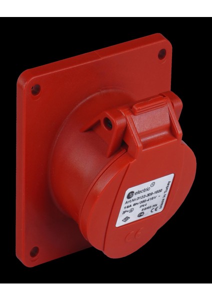 5x16a / Ip 44 - Makine Prizi (Eğik)