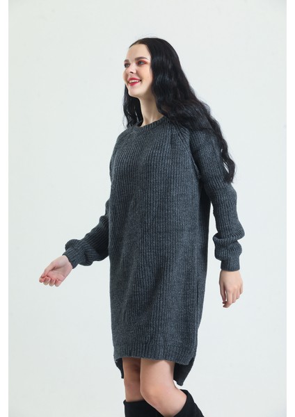 Triko Elbise Oversize  Yeni Sezon