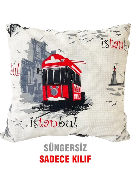 Kırlent Yastık Kılıfı Vip Yastık Kılıfı 2 ADET-43X43 Cm(Istanbul) fiyatları
