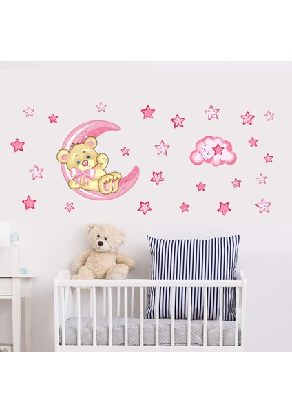 Çocuk Odası Sevimli Ayıcık Duvar Stickerı