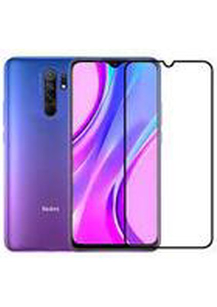 Xiaomi Redmi 9t Ekran Koruyucu 9d Tam Kaplama Cam Siyah