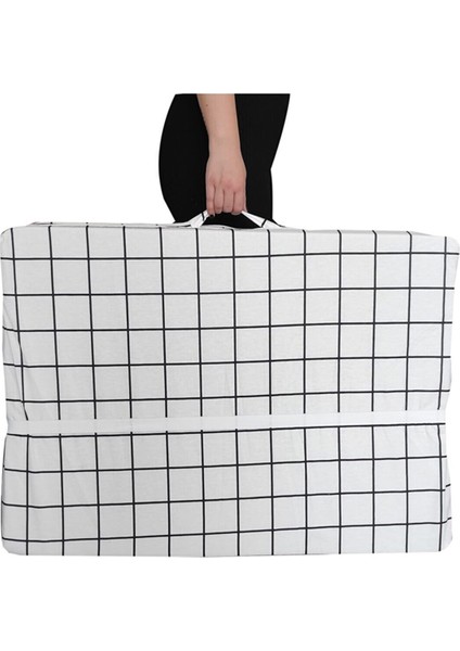 Katlanır Yer Yatağı Sünger Yatak Beyaz Pano 80X180 Cm-6 cm Tek Kişilik