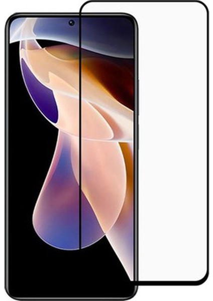 Xiaomi Redmi Note 11 Note 11S Ekran Koruyucu 9d Tam Kaplama Cam Siyah