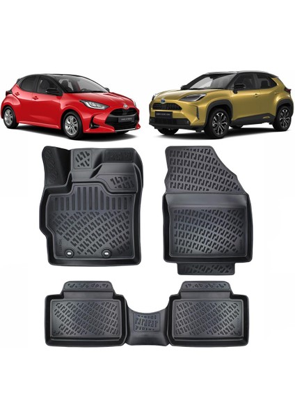 Toyota Yaris/yaris Cross 3D Havuzlu Paspas 2021-SONRASI