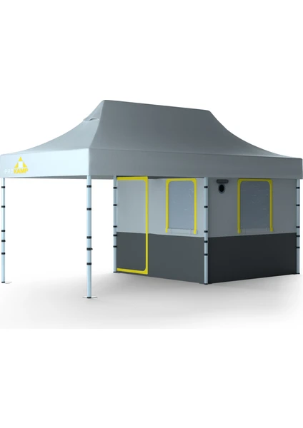 Verandalı 3x6 Büyük Aile Kamp Çadırı Outdoor Tente Gazebo Avcı Offroad Bahçe Çadırı Çardak