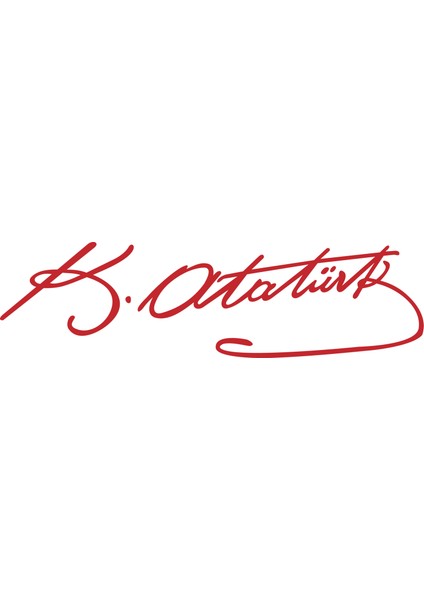 Atatürk Imza Oto Araba Sticker fiyatları