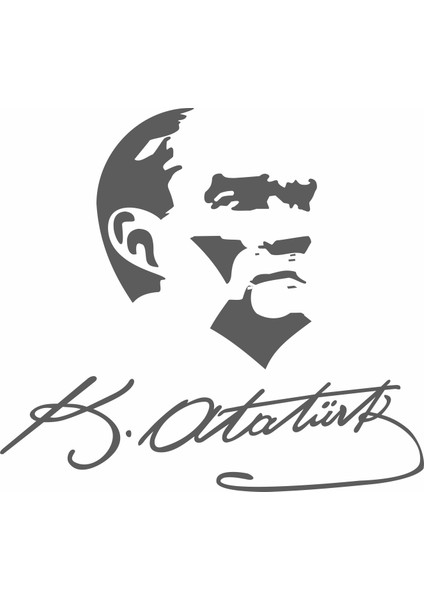 Atatürk Imzalı Portre Oto Araba Sticker fiyatları