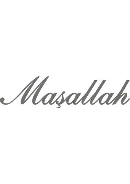 Maşallah Yazısı Oto Araba Sticker