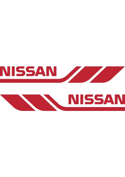 Uzun Tuning Nissan Yazı Oto Araba Sticker