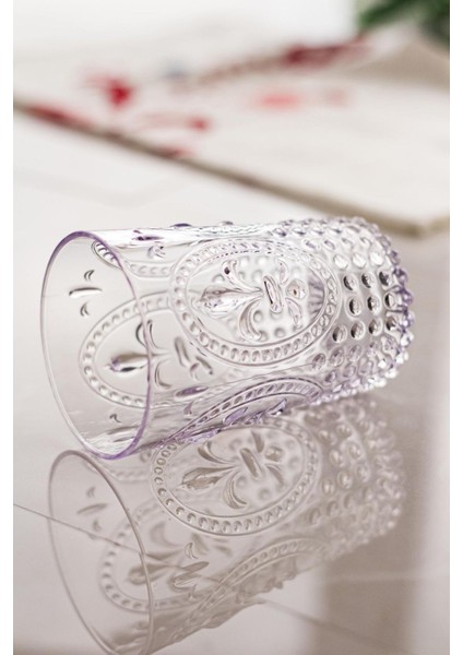 Akrilik Şeffaf Tekli Kısa Bardak Su Meşrubat Kahve Yanı Bardağı 400 ml ( Cam Değildir ) fiyatları