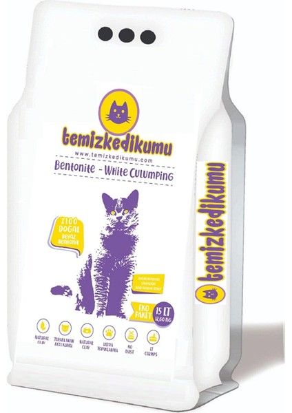 Kokusuz Kedi Kumu 15 lt