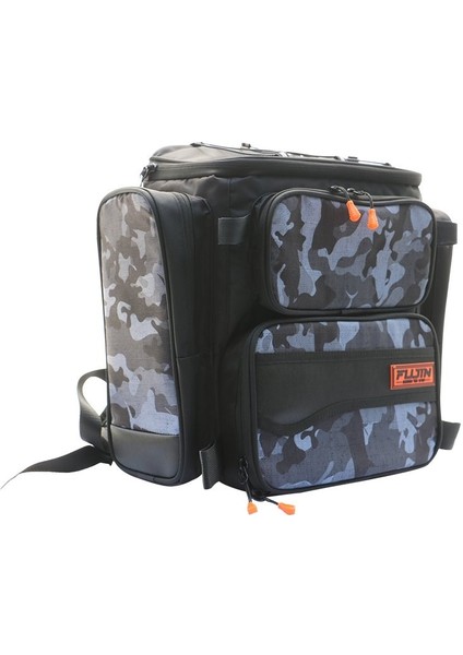 Black Camo Back Pack - Balıkçı Sırt Çantası