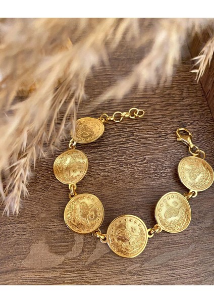 Kadın Gümüş 6 Tuğralı Bileklik