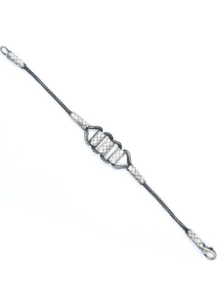 Erkek Gümüş Kazaziye Bileklik modelleri