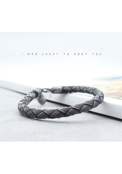 Erkek Oksitli Özel Tasarım Bileklik