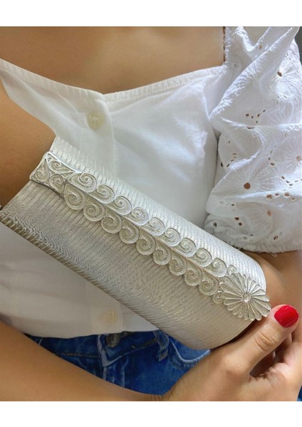 Gümüş Trabzon 61 Sıra Hasır Bileklik