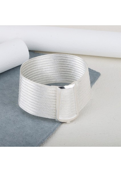 Kadın Gümüş 13 Sıra Klasik Toka Trabzon Hasır Bileklik fiyatları