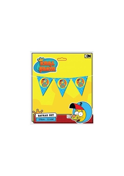 Kral Şakir Action Üçgen Flama