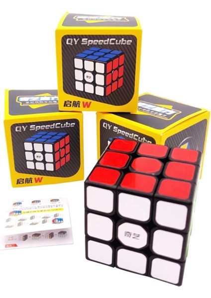 Qiyi 3x3 Speed Cupe Hızlı Profesyonel Dekompresyon Rubik Küp Zeka Küpü Akıl Küpü Sabır Küpü