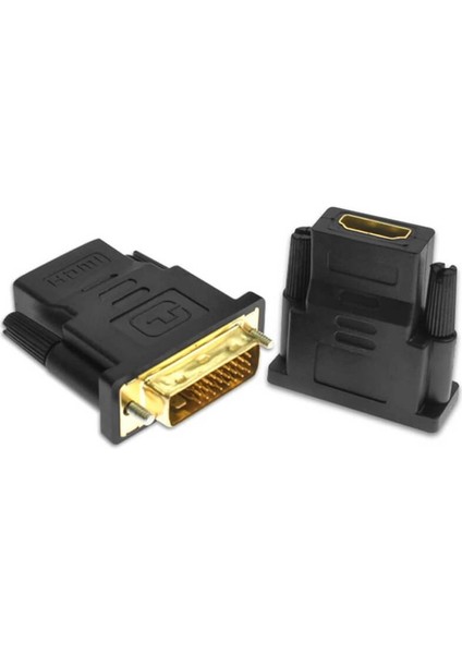 24+1 DVI Erkek To HDMI Dişi Çevirici DVI To HDMI