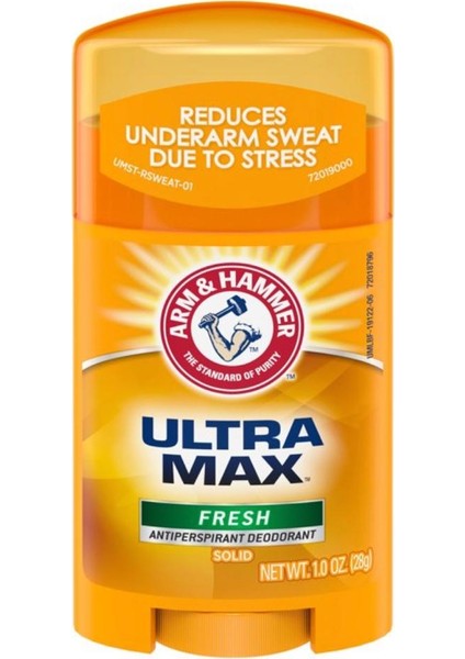 Arm&Hammer Ultra Max Fresh Deo Stick Terlemeyi Önleyici 28 gr