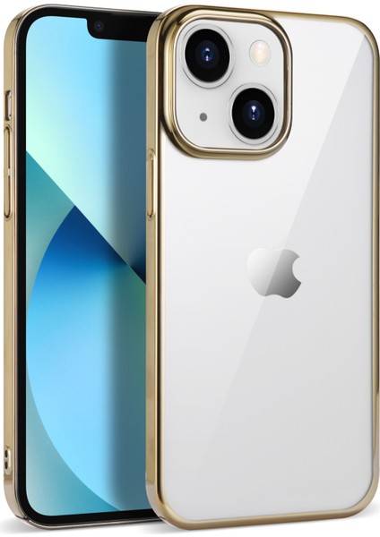 Apple Iphone 14 Plus Kılıf Renkli Kenarlı Laser Sert Pixel Kapak