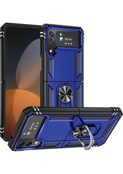 Samsung Galaxy Z Flip 4 Kılıf Ultra Korumalı Yüzüklü Manyetik Vega Kapak