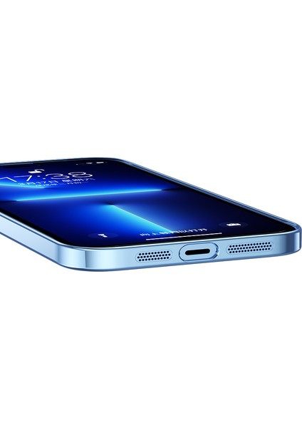 Apple iPhone 14 Plus Kılıf Renkli Kenarlı Sert Riksos Kapak