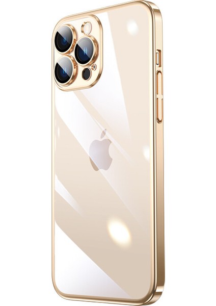 Apple iPhone 14 Pro Max Kılıf Renkli Kenarlı Sert Riksos Kapak