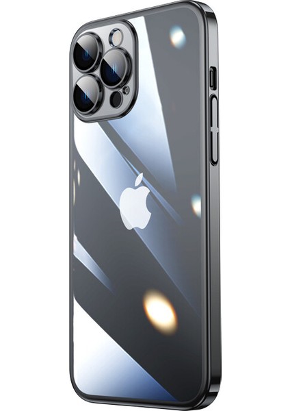 Apple iPhone 14 Pro Kılıf Renkli Kenarlı Sert Riksos Kapak