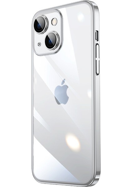 Apple iPhone 14 Plus Kılıf Renkli Kenarlı Sert Riksos Kapak