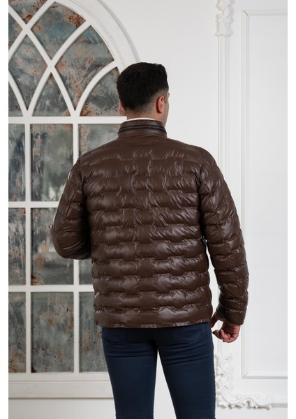 Regular Fit Dik Yaka Astarlı Kapitone Erkek Mont indirimleri