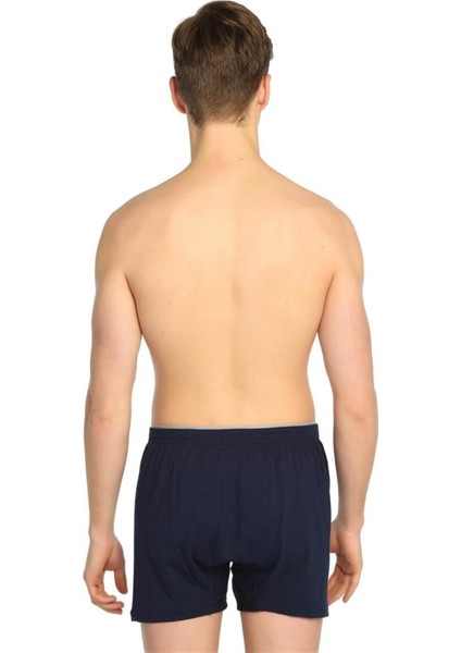 6'lı Paket Düğmeli Penye Erkek Düz Boxer modelleri