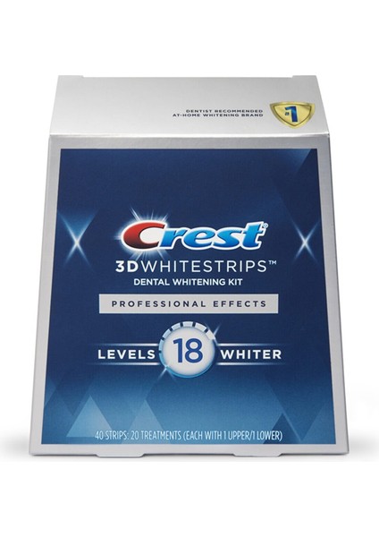 3dwhitestrips Professional Effects At-Home Teeth Whitening Kit 20/40