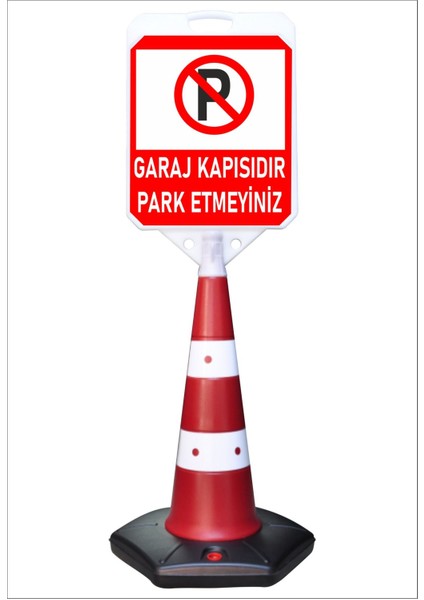 Garaj Kapısıdır Park Etmeyiniz Uzun Büyük Duba Reklam Park Kaldırım Dubası 140 cm cm A+Plus Plastik