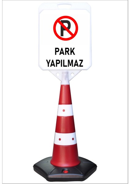Park Yapılmaz Uzun Büyük Duba Reklam Park Kaldırım Dubası 140 cm cm A+Plus Plastik (42X48)