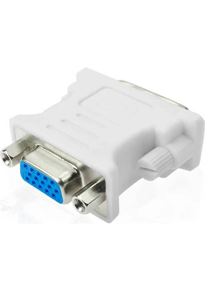 DVI 24+5 Erkek To VGA Dişi Çevirici Dönüştürücü - DVI VGA Adaptör