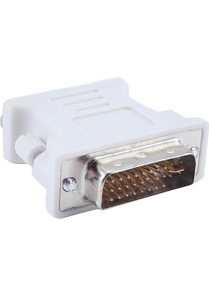 DVI 24+5 Erkek To VGA Dişi Çevirici Dönüştürücü - DVI VGA Adaptör