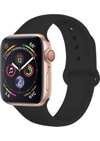 Apple Watch Ultra 49 mm Için Klasik Renkli Silikon Kordon-Kayış