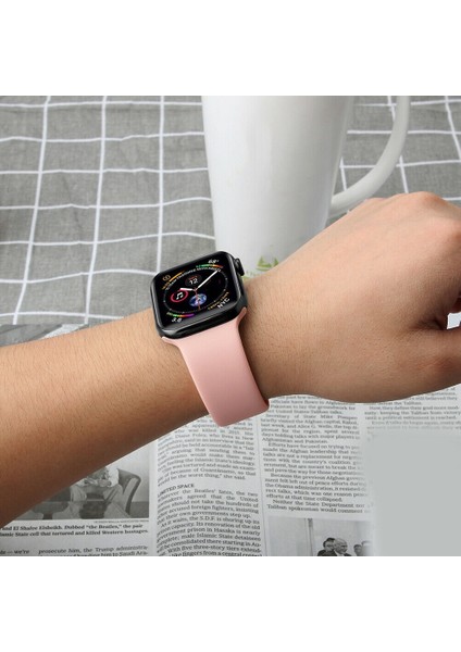 Apple Watch Ultra 49 mm Için Klasik Renkli Silikon Kordon-Kayış modelleri