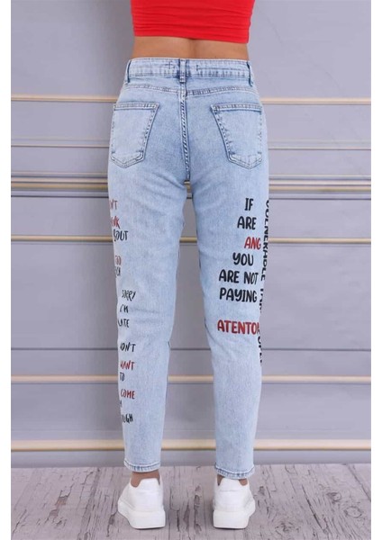 Bayan Yeni Model Mom Pantolon 354248