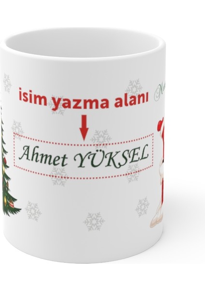 Mutlu Yıllar Bardağı ,kişiye Özel Isim Basılabilir Seramikkupa Bardak ,yeni Yıl Bardağı fırsatları